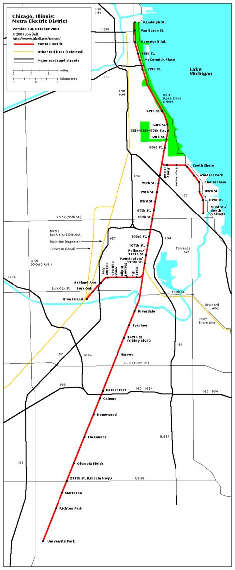 Chicago Metra Electric lines