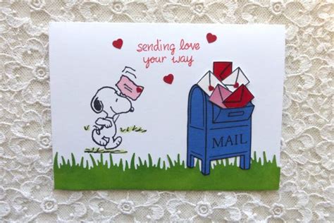 Snoopy Valentine's Day Handmade Card With by My Latest Creations ...