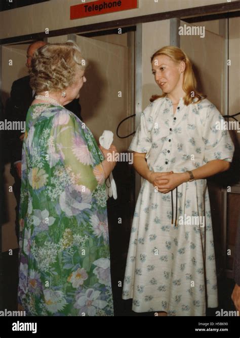 HM Queen Mother at the formal opening of the new library in the Lionel ...