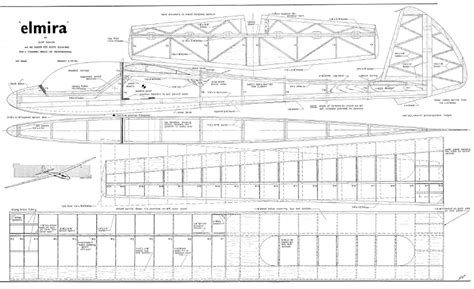 ELMIRA GLIDER MODEL PLAN AND PARTS PATTERNS | eBay