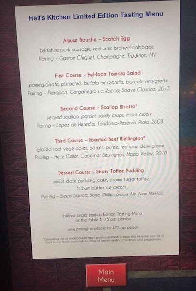 gordon ramsay steak menu