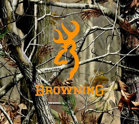 Browning Orange, browning, buck, buckmark, camo, deer, hunting, realtree, HD wallpaper | Peakpx