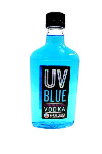 UV Blue Raspberry Vodka 375ml Bottle - United States