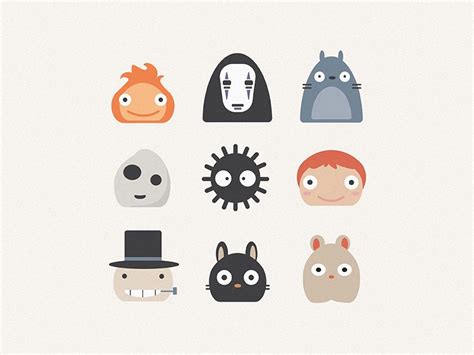 Studio Ghibli Icons | Studio ghibli, Ghibli, Studio ghibli art