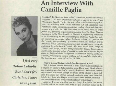 Revisiting Camille Paglia | America Magazine