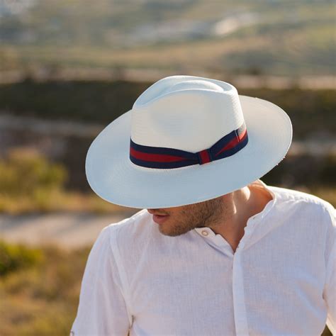 The Safari - Wide Brim Teardrop Panama Hat - Harder Wearing