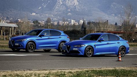 See Which Wins When The Alfa Romeo Giulia Drag Races The Stelvio