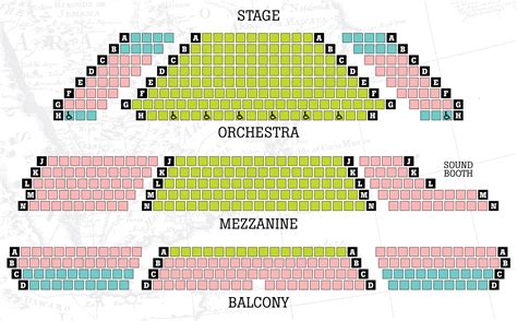 Georgia Ensemble Theatre – Seating Diagram