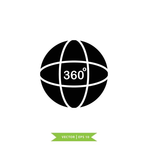 360 degree icon logo design template 8547694 Vector Art at Vecteezy