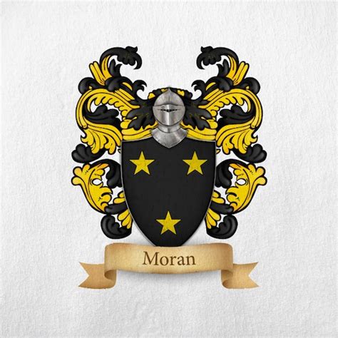 Moran irish Family Crest Print - Etsy