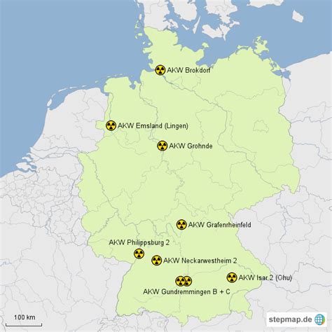 Atomkraftwerke Deutschland Karte images