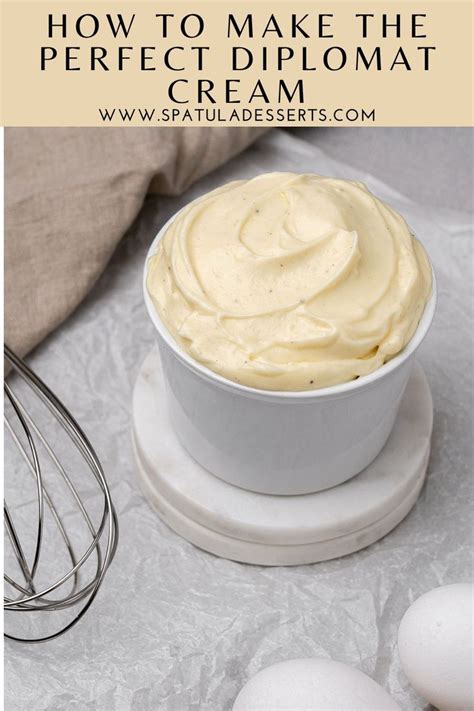 Diplomat Cream (Creme Diplomate) VIDEO | Recipe | Delicious cream, Filling recipes, Dessert toppings