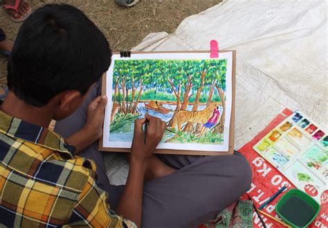 A painting from the Sundarbans - Wildlife Trust of India