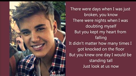 Justin Bieber Believe Lyrics