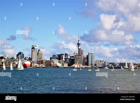 Auckland Cityscape, New Zealand Stock Photo - Alamy