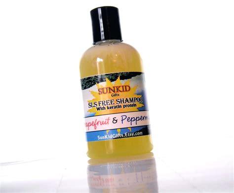 SLS Free Shampoo With Essential Oils Grapefruit & Peppermint