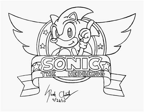 Sonic The Hedgehog Logo Drawing , Free Transparent Clipart - ClipartKey