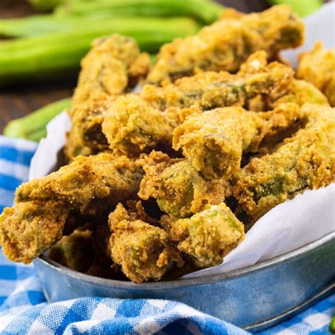 Whole Fried Okra Recipe - Spicy Southern Kitchen