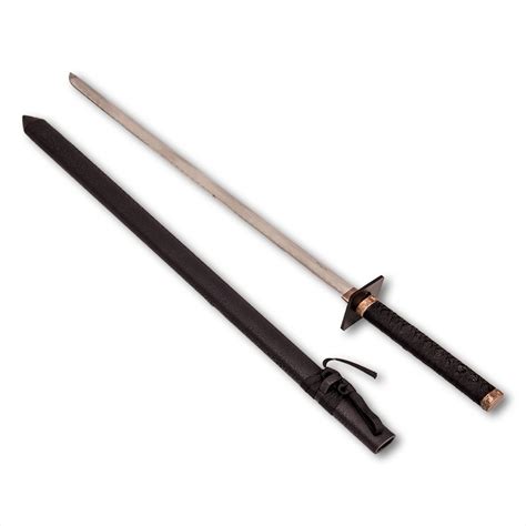 Ninja Combat Sword - 440 Stainless Steel Ninja Sword - Black Ninjutsu Swords | KarateMart.com