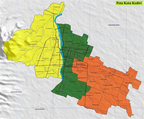 Peta Kota Kediri Gambar HD Lengkap dan Keterangannya | Klaten, Hr logo, Cycle logo