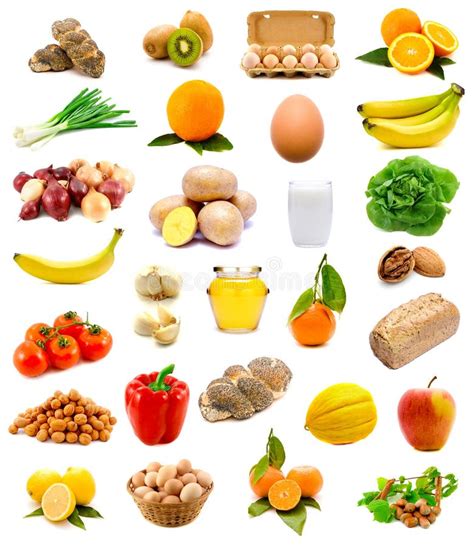 Healthy Food, Fruits and Vegetables Stock Image - Image of background ...