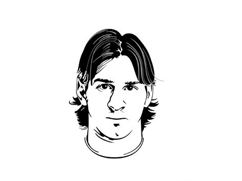 Messi Sketch Easy at PaintingValley.com | Explore collection of Messi ...