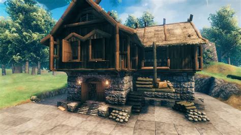 storage house Valheim Build