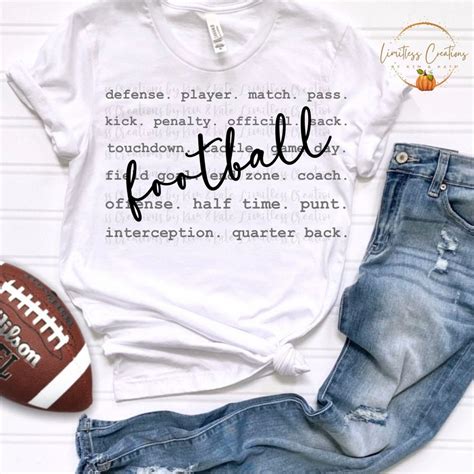 Football Typography/words Customizable PNG - Etsy