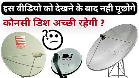 Types Of Satellite Dish Antenna | Satellite Dish Antenna Explained|Ku/C ...