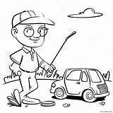 Golf Coloring Page 2130 1692 sketch template