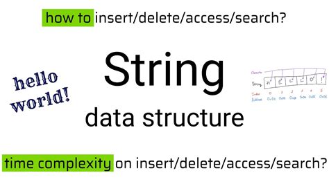 String data structure - YouTube