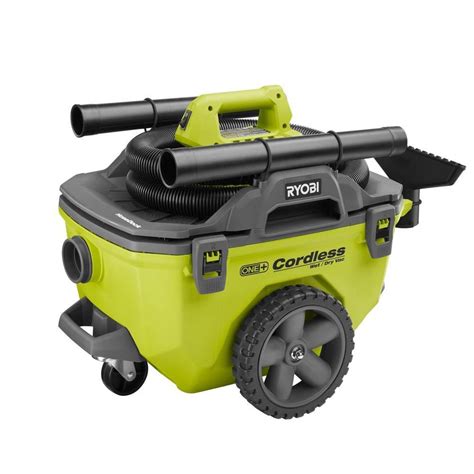 Ryobi 18-Volt 6 Gallon Wet/Dry Cordless Shop Vac with Wheels Review ...