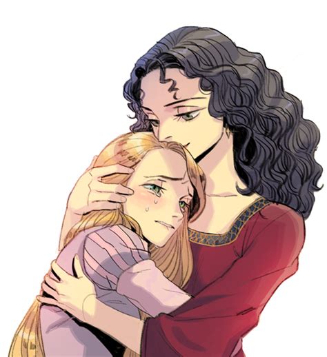 princessesfanarts: “Rapunzel and Mother Gothel by cosom ” | Disney fan ...