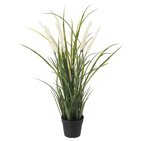 FEJKA artificial potted plant, indoor/outdoor decoration/grass, 9 cm (3 ½") - IKEA