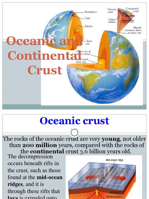 Oceanic and Continental Crust | Fault (Geology) | Crust (Geology) | Free 30-day Trial | Scribd