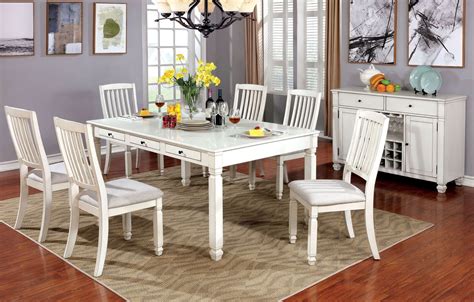 White Dining Room Table Sets : 11 Piece Dining Room Set - HomesFeed - Sitting around the dining ...