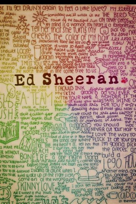 Ed sheeran lyrics and songs | Ed sheeran lyrics, Ed sheeran, Feelings