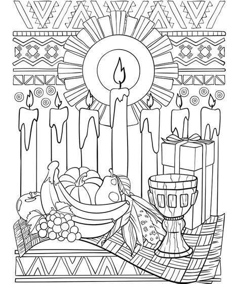 Kwanzaa Mishumaa Saba Coloring Page | crayola.com | Kwanzaa crafts ...