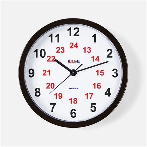 24 Hour Clocks | 24 Hour Wall Clocks | Large, Modern, Kitchen Clocks