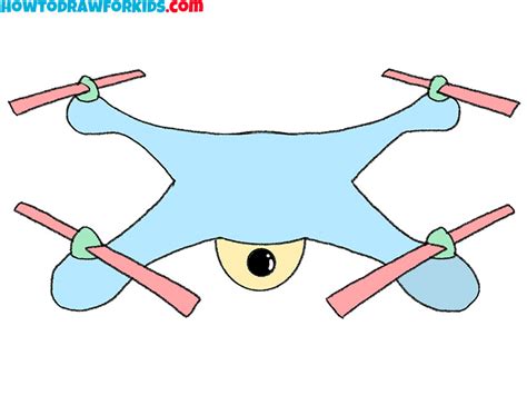 How To Draw A Drone Easy Drawing Tutorial For Kids – NBKomputer