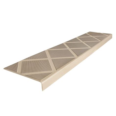 ComposiGrip Composite Anti-Slip Stair Tread 48 in. Beige Step Cover ...