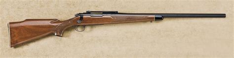 Remington model 700 BDL, .223 Remington caliber with heavy bull barrel, serial number “258722”. Show