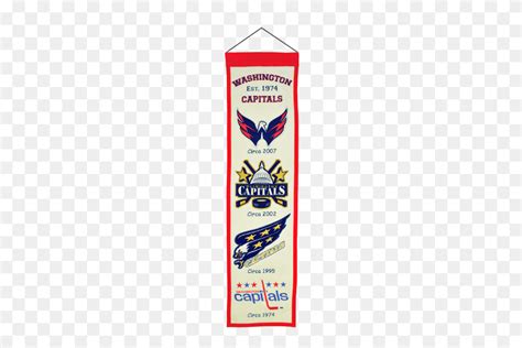 Washington Capitals Logo Evolution Heritage Banner - Washington ...