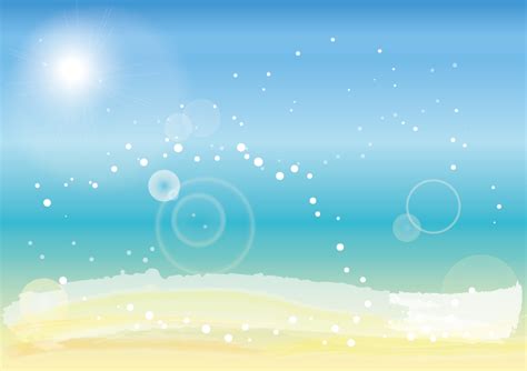 夏の無料背景イラスト素材