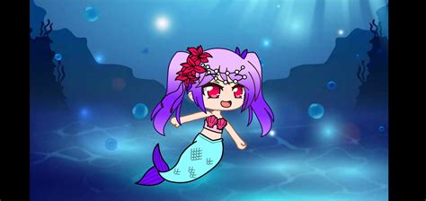 Me as a mermaid on gacha club by CandelaGodoyUwU on DeviantArt