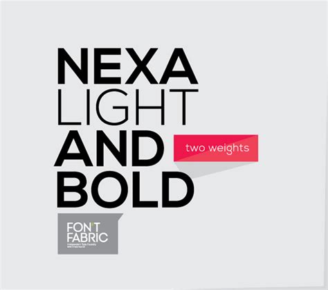 NEXA free font on Behance