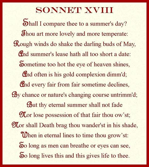 Shakespeare | Shakespeare sonnets, Sonnet 18, Shakespeare