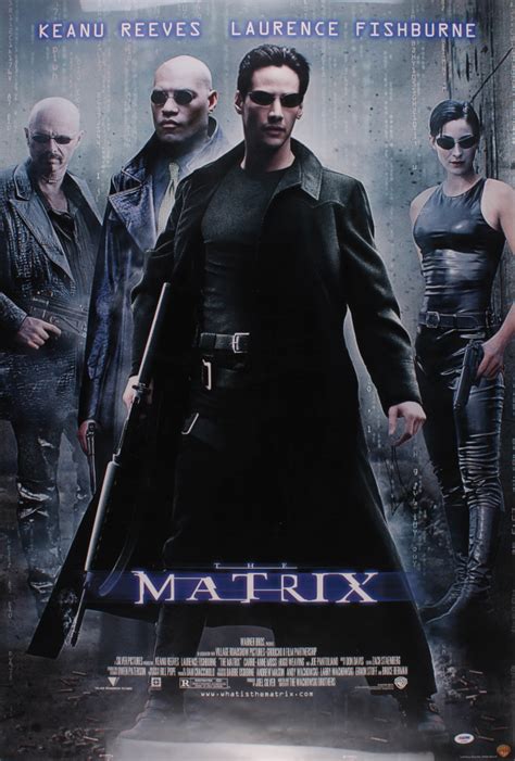 Keanu Reeves Signed "The Matrix" 27x40 Movie Poster (PSA Hologram) | Pristine Auction