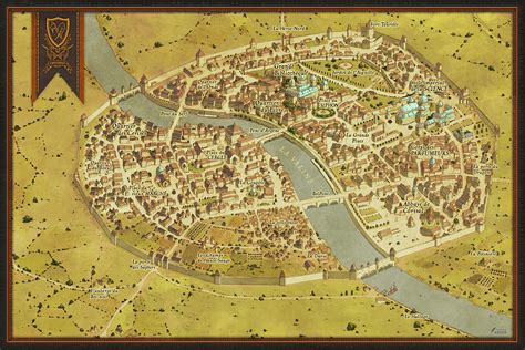 Stephane ARSON - Medieval City Map