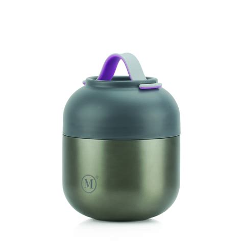 Insulated Food Jar V2, 17oz, Gunmetal - Minimal